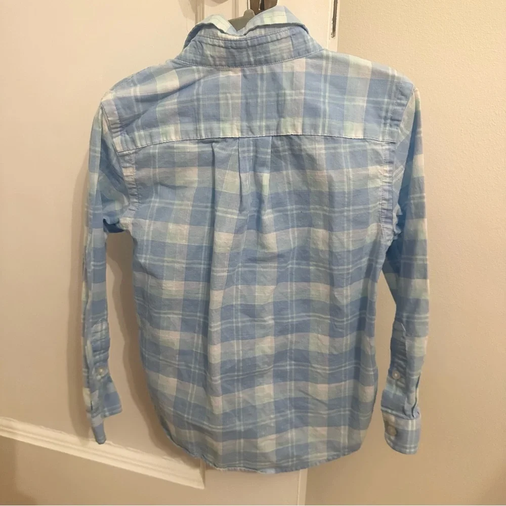 Vineyard Vines Linen Blend Button Down 4t Kids